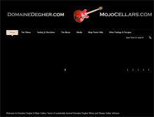 Tablet Screenshot of mojocellars.com